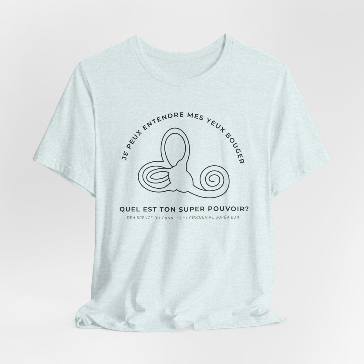 Déhiscence du canal semi-circulaire supérieur Bella Canvas Unisex Jersey Short Sleeve Tee
