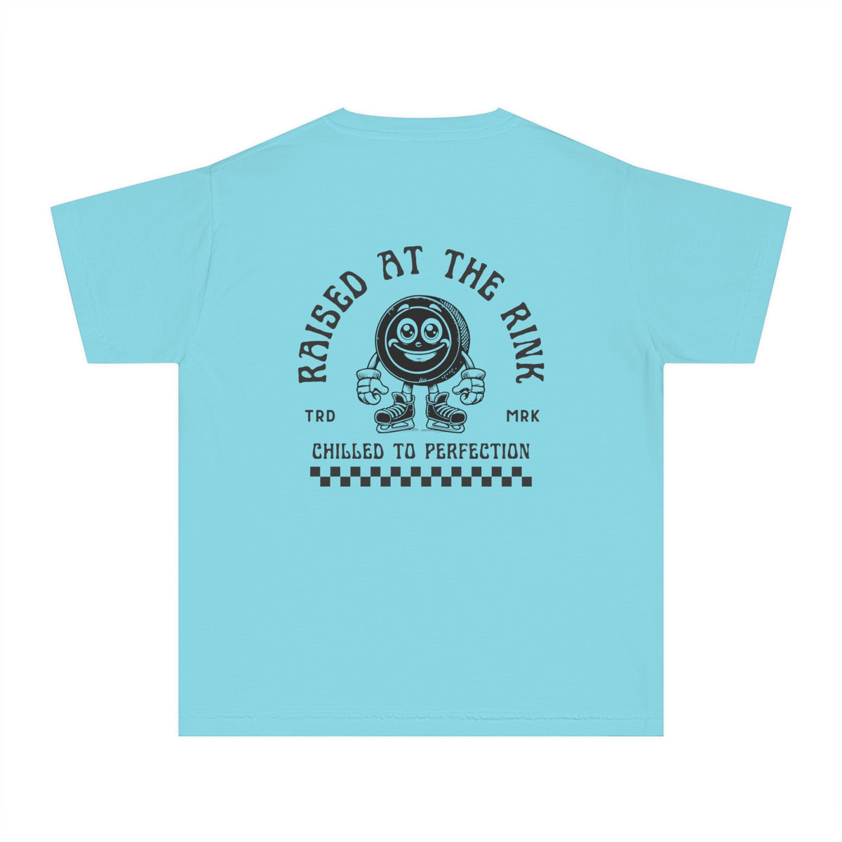 Raised at the Rink Comfort Colors Youth Midweight Tee