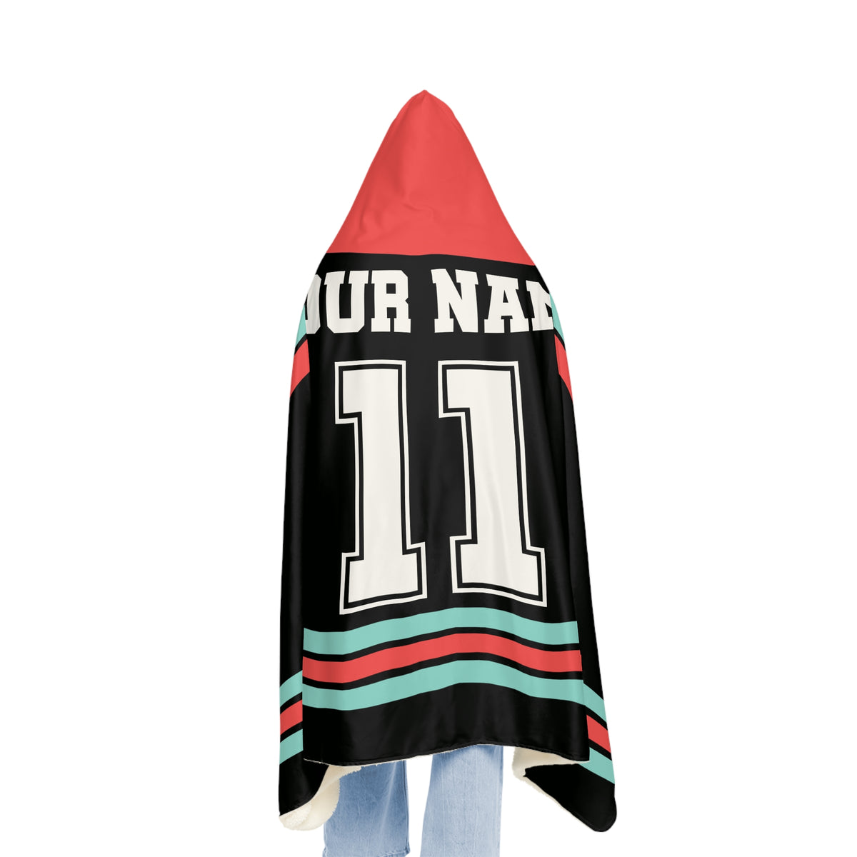 Custom Team Hooded Blanket