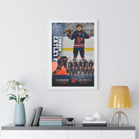 Custom Player Framed Vertical Poster