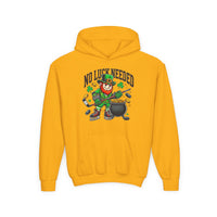 No Luck Needed  Youth Hoodie - St. Patrick's Day