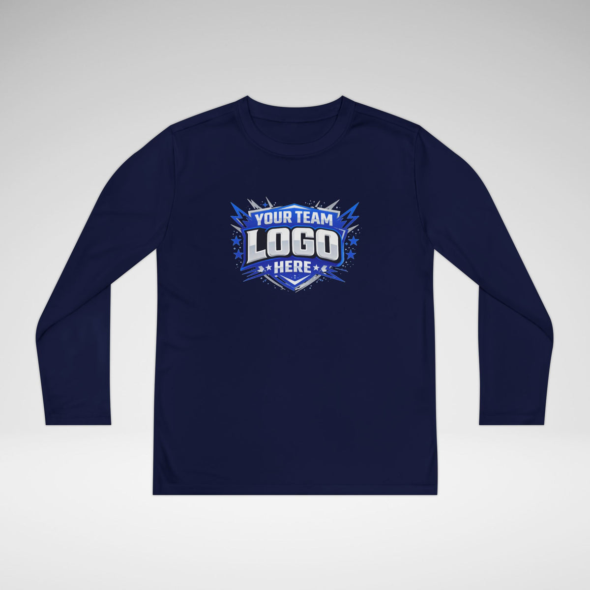 Custom Youth Team Long Sleeve Performance Shirt