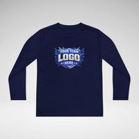 Custom Youth Team Long Sleeve Performance Shirt