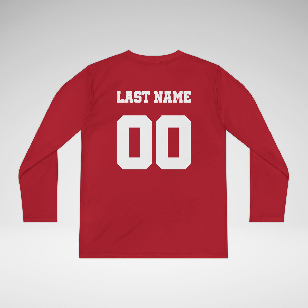 Custom Youth Team Long Sleeve Performance Shirt