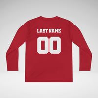 Custom Youth Team Long Sleeve Performance Shirt