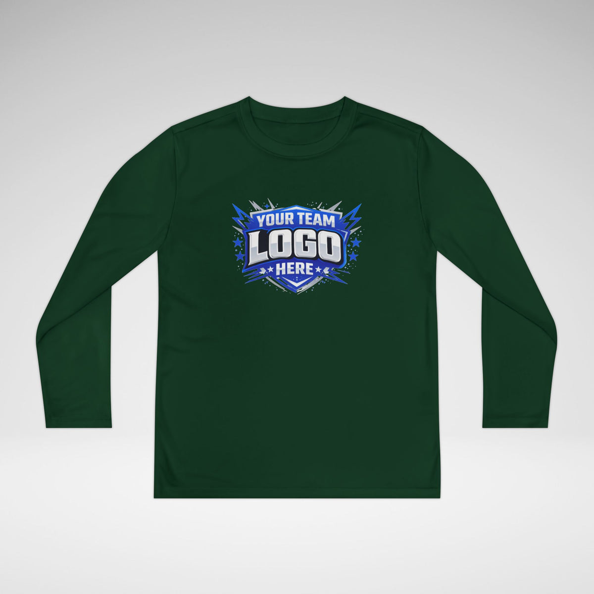 Custom Youth Team Long Sleeve Performance Shirt