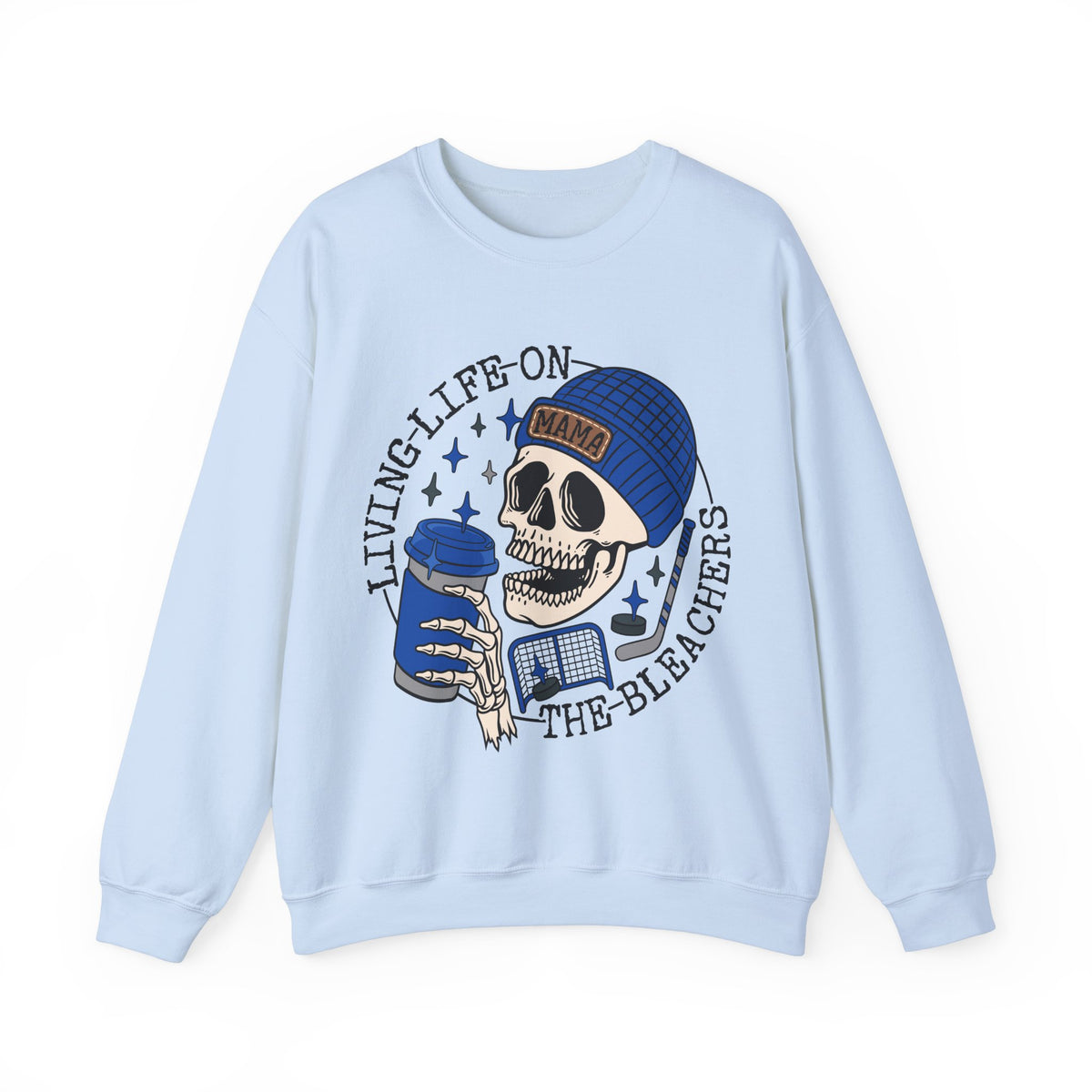 Living Life on the Bleachers Unisex Heavy Blend™ Crewneck Sweatshirt