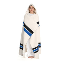 Custom Team Blanket Hooded Sherpa Fleece Blanket – Cozy Oversized Hooded Throw