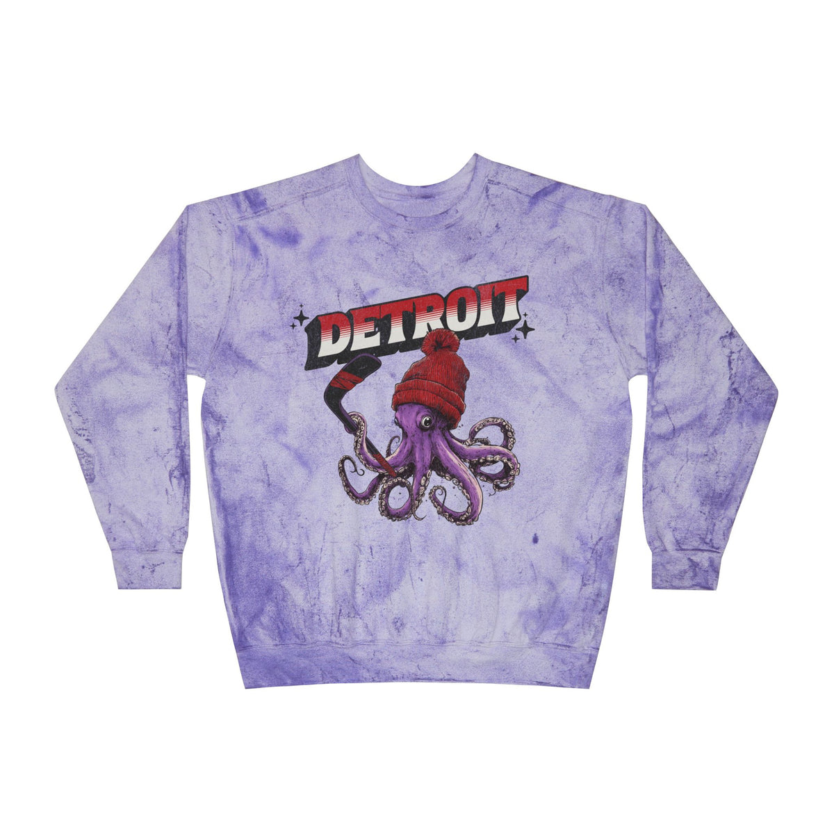 Detroit Unisex Comfort Colors Color Blast Crewneck Sweatshirt