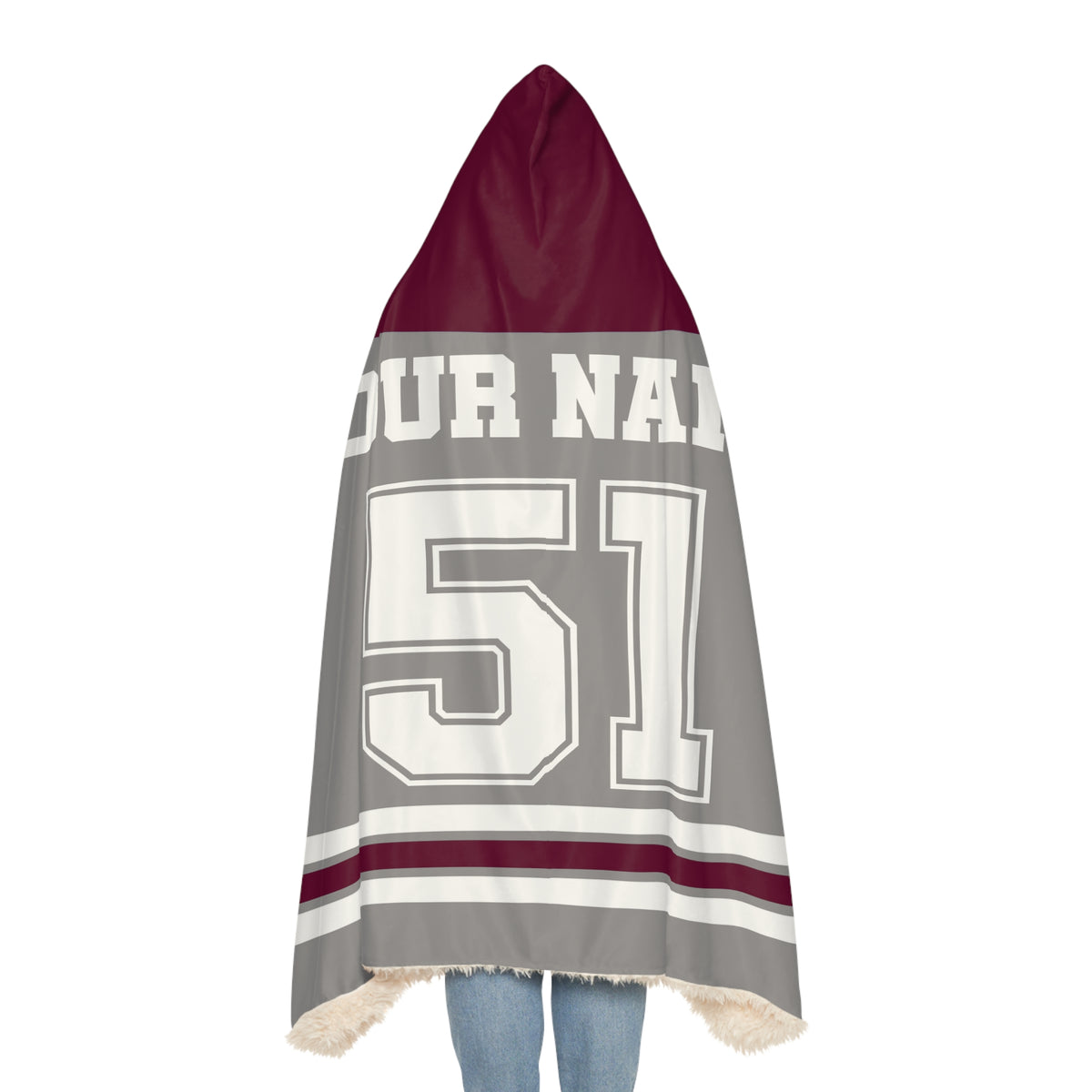 Custom Team Hooded Blanket
