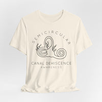 Semicircular Canal Dehiscence Awareness Awareness Bella Canvas Unisex Jersey Short Sleeve Tee