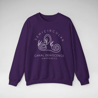 Semicircular Canal Dehiscence Awareness Gildan Unisex Heavy Blend™ Crewneck Sweatshirt