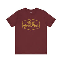 Best Coach Ever Unisex Jersey Short Sleeve Tee