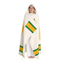 Custom Team Blanket Hooded Sherpa Fleece Blanket – Cozy Oversized Hooded Throw