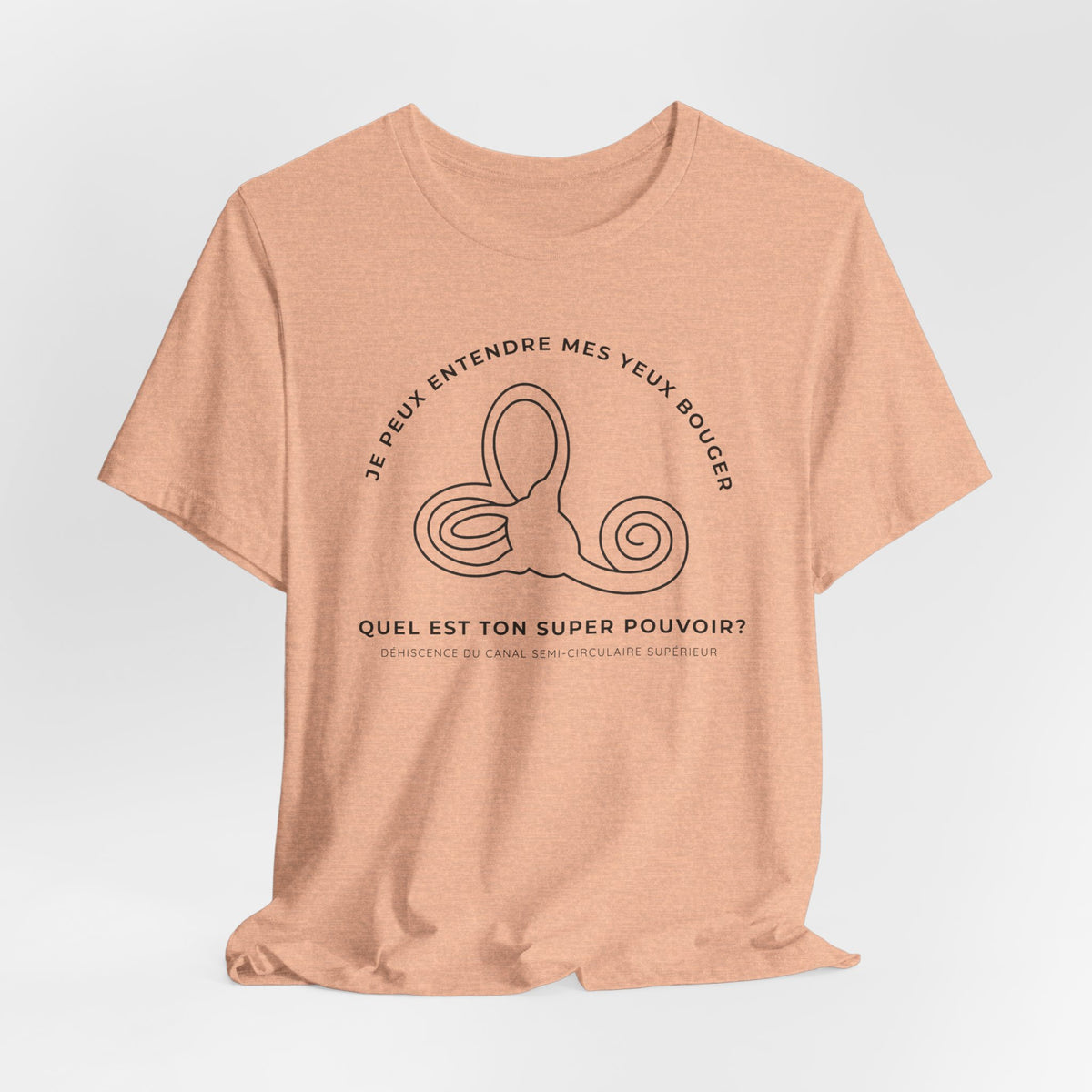 Déhiscence du canal semi-circulaire supérieur Bella Canvas Unisex Jersey Short Sleeve Tee