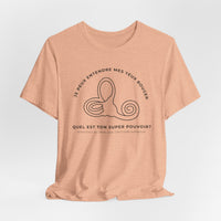 Déhiscence du canal semi-circulaire supérieur Bella Canvas Unisex Jersey Short Sleeve Tee