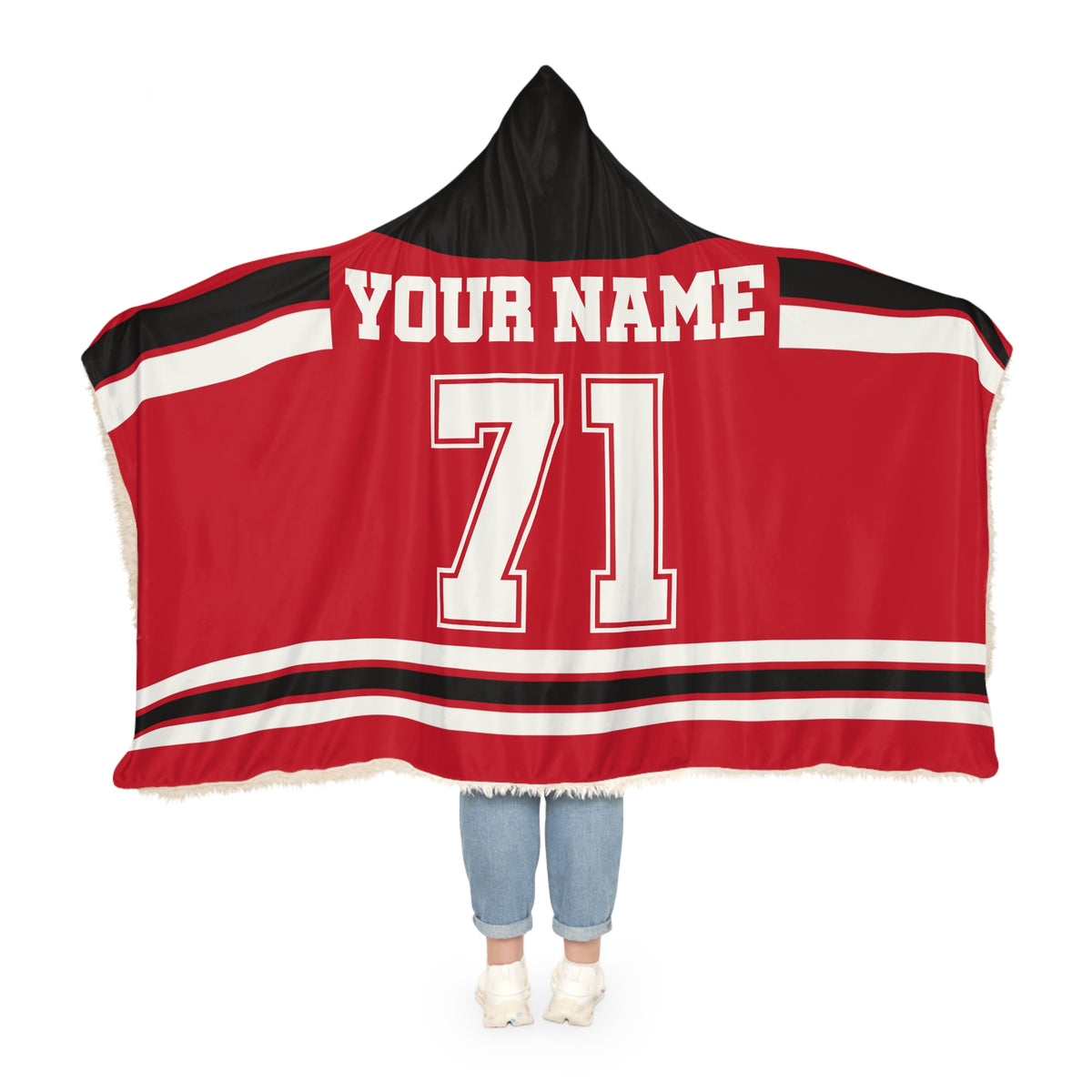Custom Team Hooded Blanket