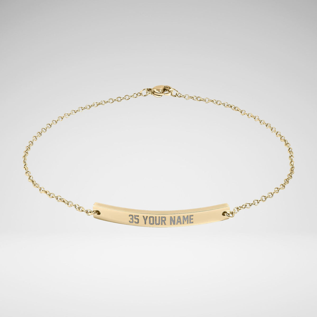 Custom Name & Number Bracelet