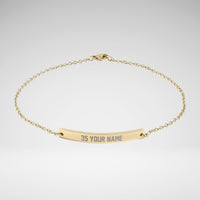 Custom Name & Number Bracelet