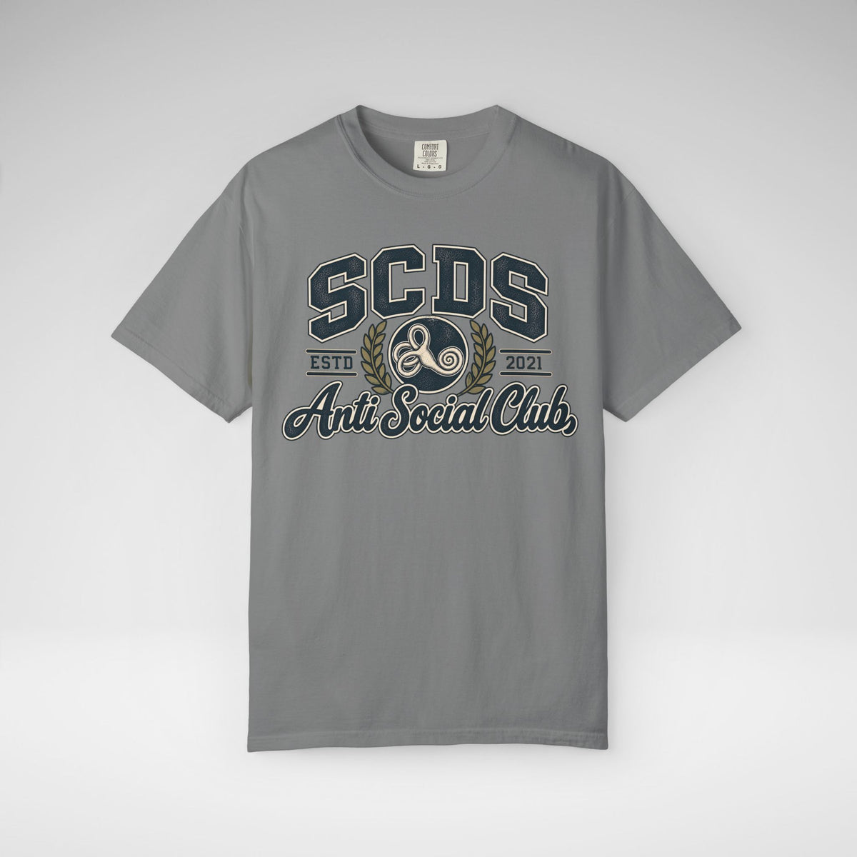 Personalizable SCDS Anti Social ClubComfort Colors Unisex Garment-Dyed T-shirt