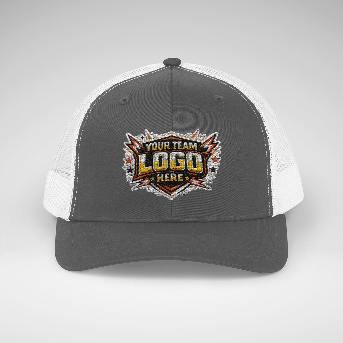 Custom Team Logo Patch Snapback Trucker Cap