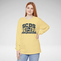 SCDS Anti Social Club Comfort Colors Unisex Garment-dyed Long Sleeve T-Shirt