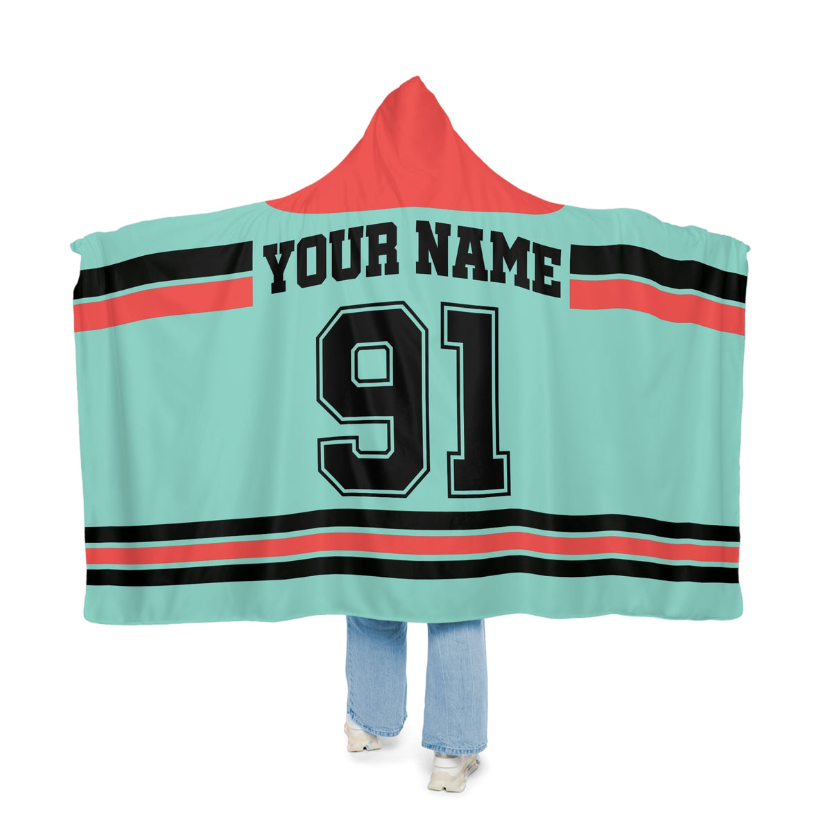 Custom Team Hooded Blanket