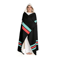 Custom Team Blanket Hooded Sherpa Fleece Blanket – Cozy Oversized Hooded Throw