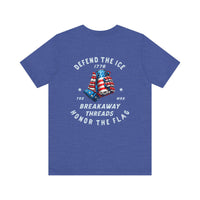 Defend the Ice Honor the Flag Unisex Jersey Short Sleeve Tee
