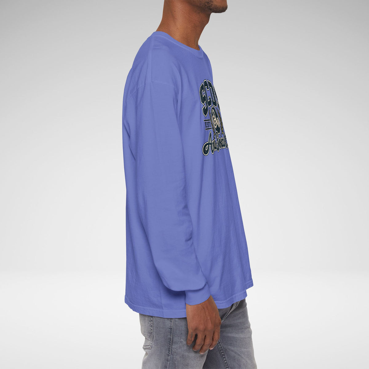 SCDS Anti Social Club Comfort Colors Unisex Garment-dyed Long Sleeve T-Shirt