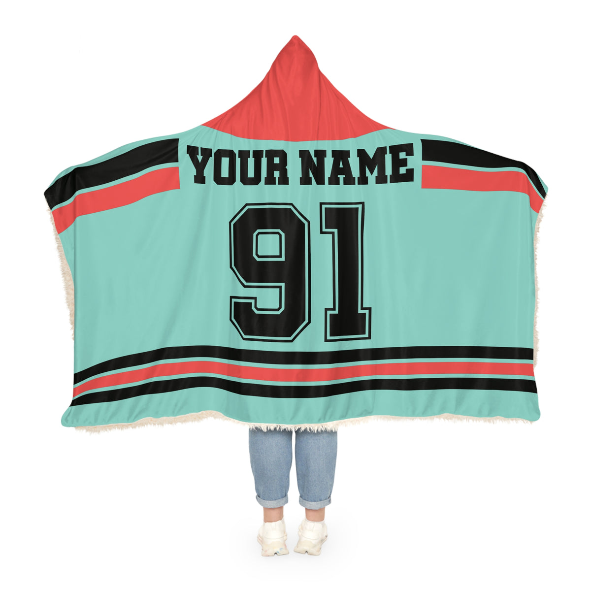 Custom Team Hooded Blanket