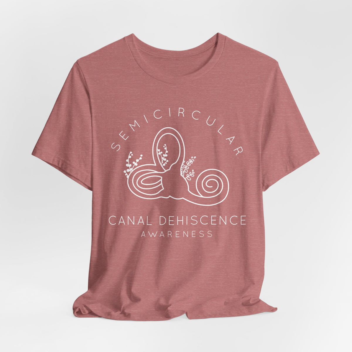 Semicircular Canal Dehiscence Awareness Awareness Bella Canvas Unisex Jersey Short Sleeve Tee