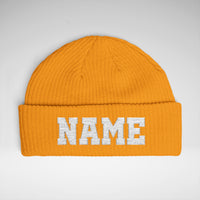 Custom Team Beanie Personalized Sports Beanie Custom Name Number Hat Team Spirit Winter Hat