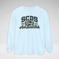 SCDS Anti Social Club Comfort Colors Unisex Garment-dyed Long Sleeve T-Shirt