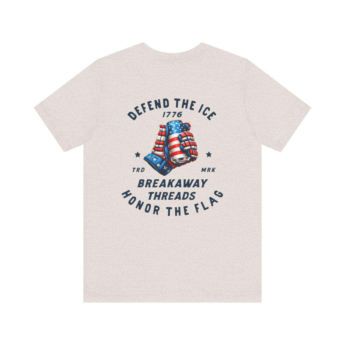 Defend the Ice Honor the Flag Unisex Jersey Short Sleeve Tee