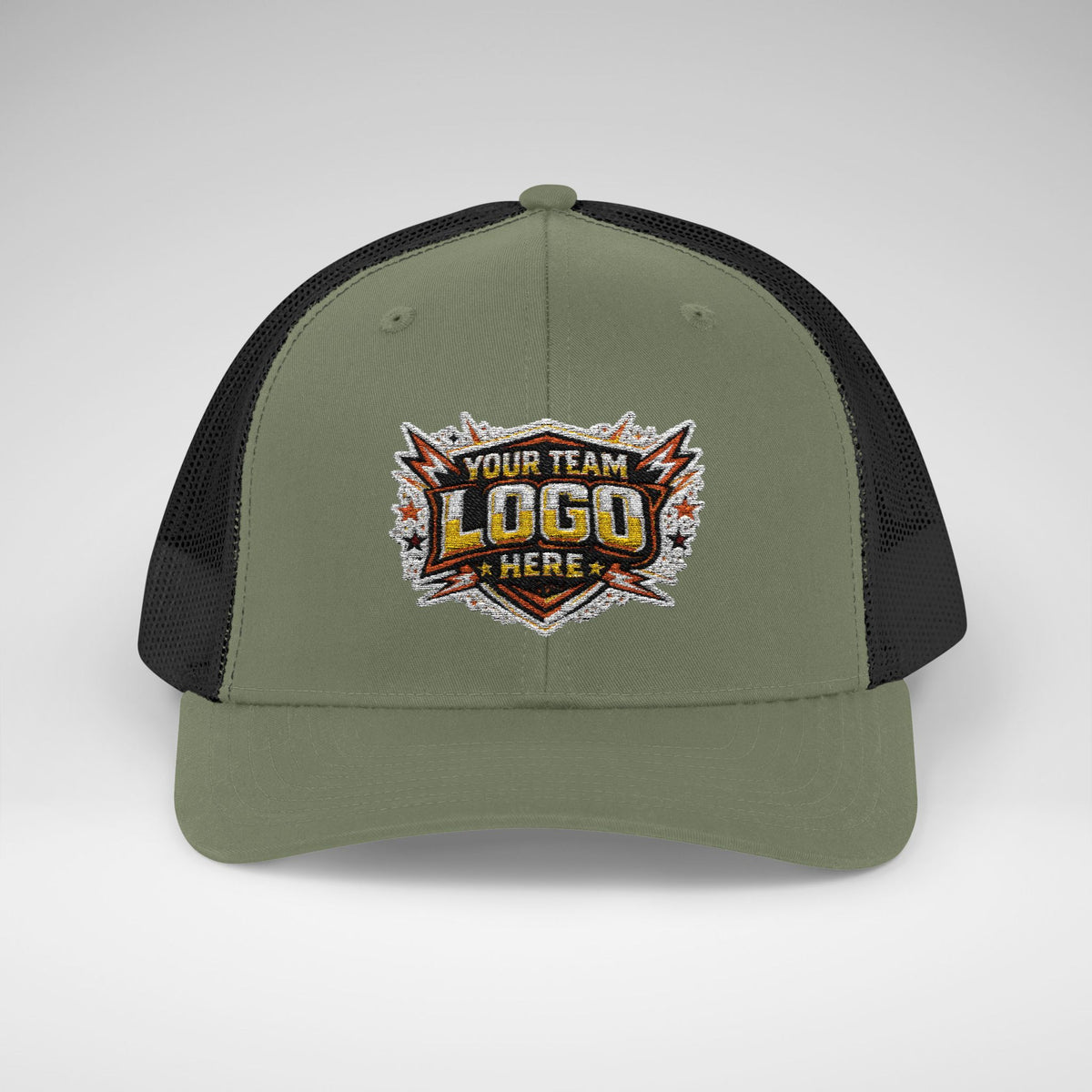 Custom Team Logo Patch Snapback Trucker Cap