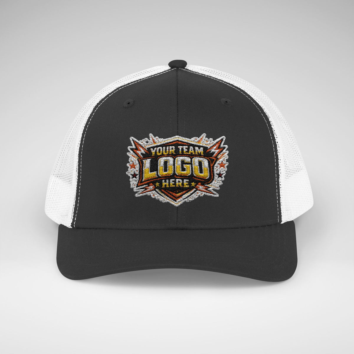 Custom Team Logo Patch Snapback Trucker Cap