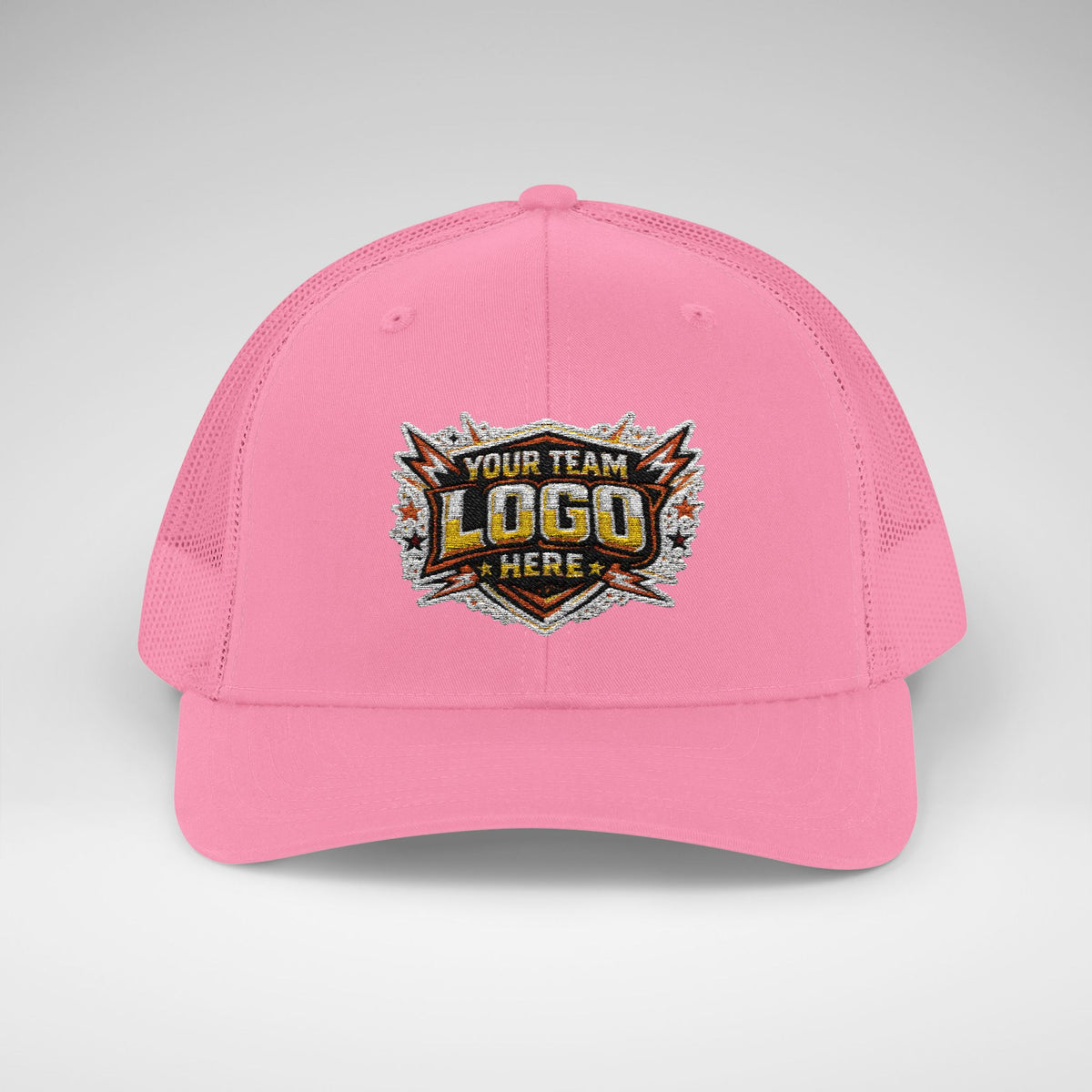 Custom Team Logo Patch Snapback Trucker Cap