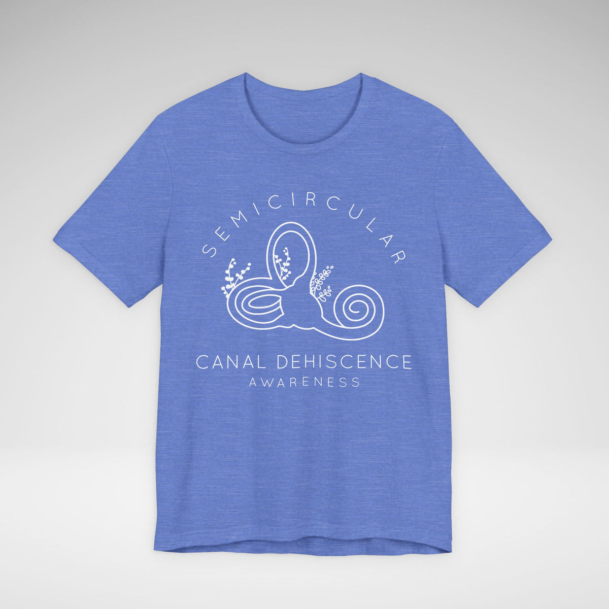 Semicircular Canal Dehiscence Awareness Awareness Bella Canvas Unisex Jersey Short Sleeve Tee