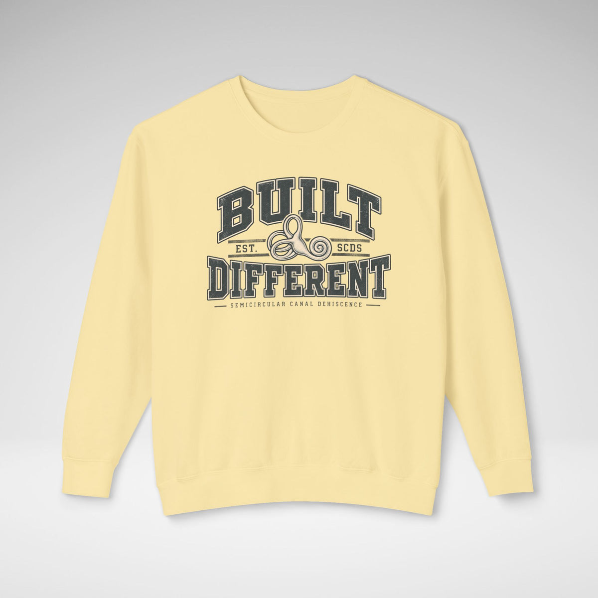 Built Different SCDS Awareness Comfort Colors® Crewneck Sweatshirt