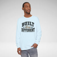 Built Different SCDS Awareness Comfort Colors Unisex Garment-dyed Long Sleeve T-Shirt