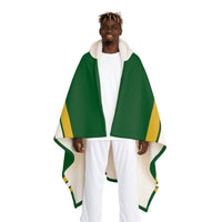 Custom Team Blanket Hooded Sherpa Fleece Blanket – Cozy Oversized Hooded Throw