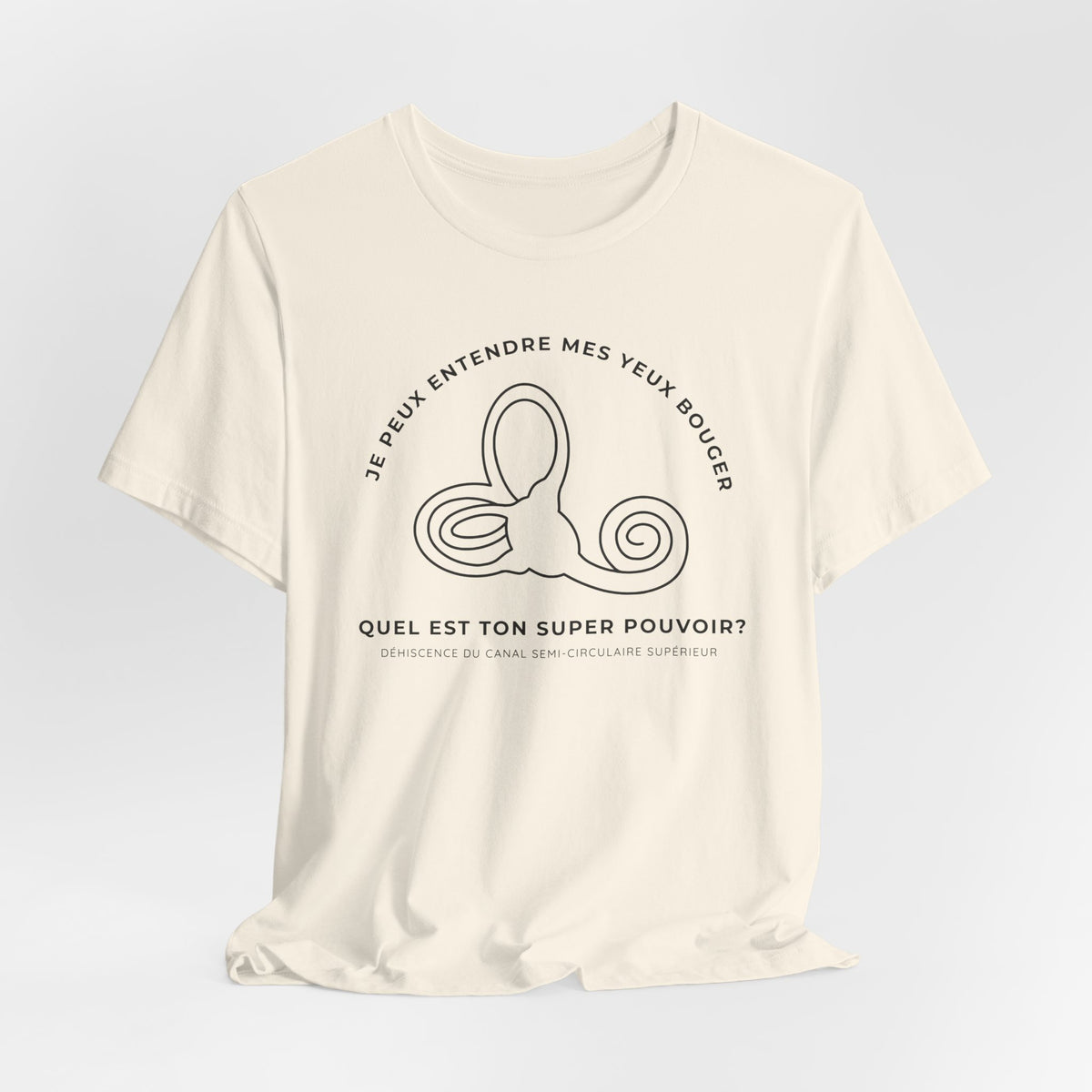 Déhiscence du canal semi-circulaire supérieur Bella Canvas Unisex Jersey Short Sleeve Tee