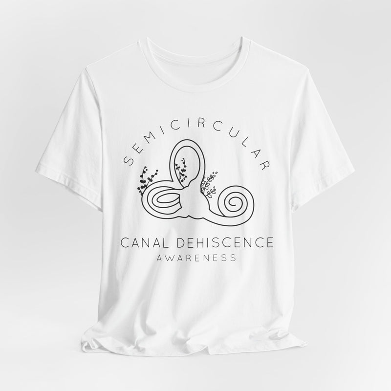 Semicircular Canal Dehiscence Awareness Awareness Bella Canvas Unisex Jersey Short Sleeve Tee