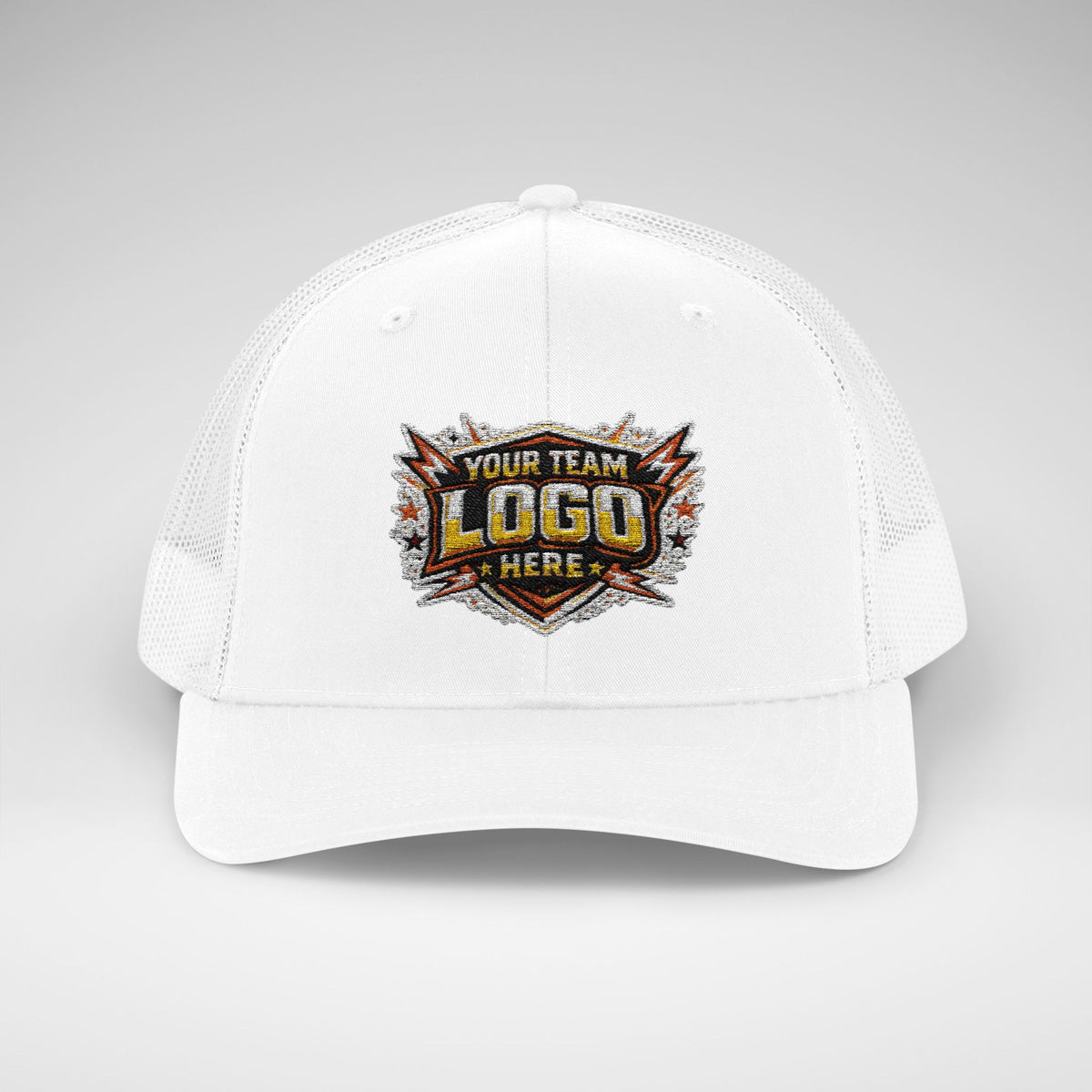 Custom Team Logo Patch Snapback Trucker Cap