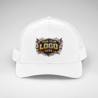 Custom Team Logo Patch Snapback Trucker Cap
