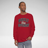 Built Different SCDS Awareness Comfort Colors Unisex Garment-dyed Long Sleeve T-Shirt