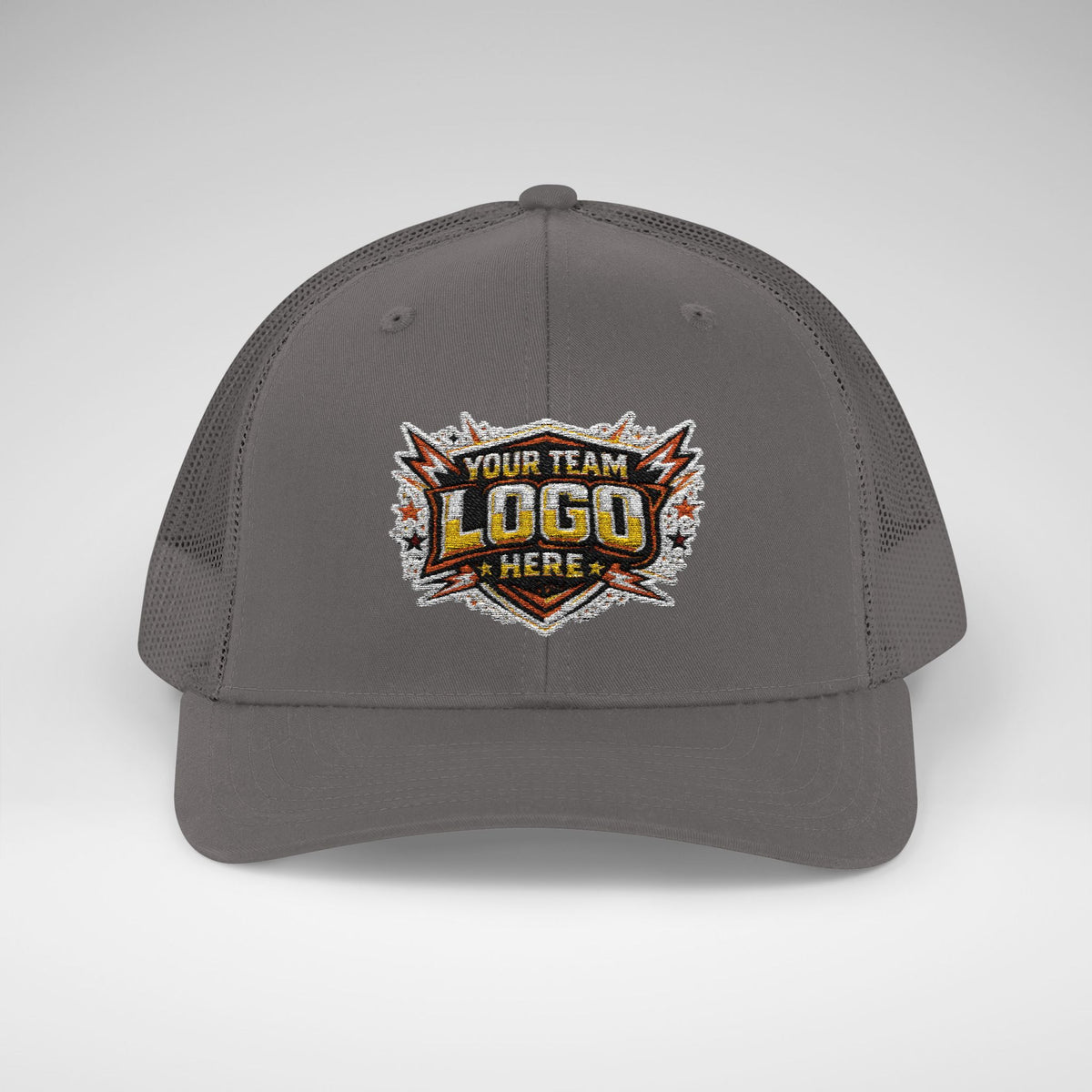 Custom Team Logo Patch Snapback Trucker Cap