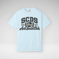 Personalizable SCDS Anti Social ClubComfort Colors Unisex Garment-Dyed T-shirt