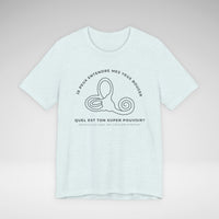 Déhiscence du canal semi-circulaire supérieur Bella Canvas Unisex Jersey Short Sleeve Tee